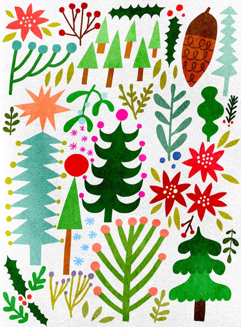 Christmas Pattern Illustration