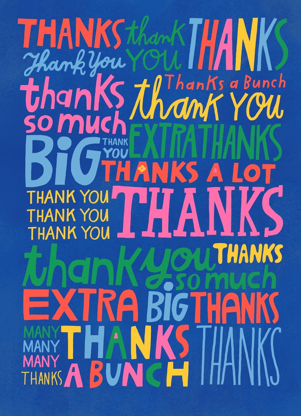 Many Thanks Greeting Card for Design House Greetings