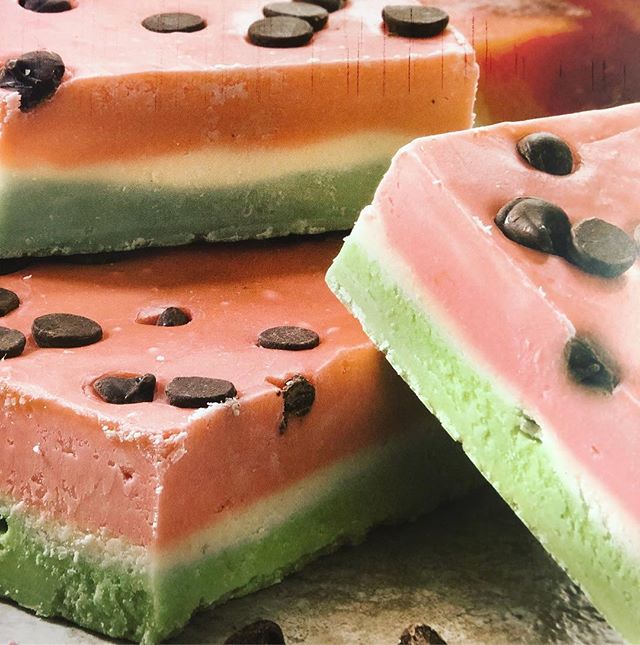 Nothing says summer like watermelon! Just as good as it looks 👀!! #thecandycorner #lifeisshorteatcandy #watermelonfudge