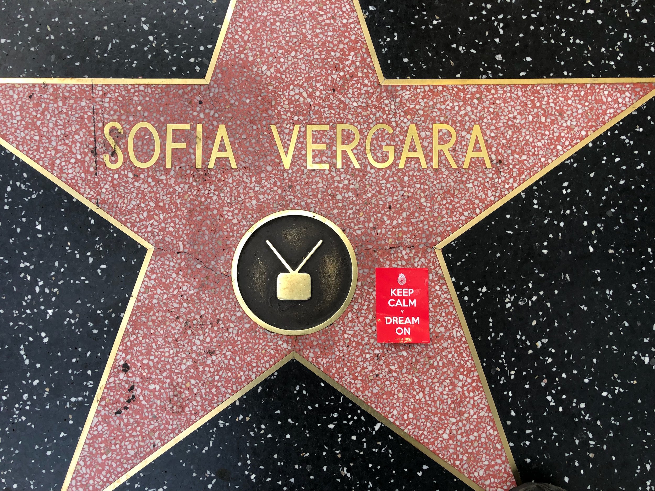  Hollywood Walk of Fame Los Angeles, California  April 23, 2018  Photo by Jesus Rangel   The famed sidewalk on Hollywood Blvd. features the terrazzo and brass stars with names of nearly 3000 prominent celebrities, including a number of Latino stars s