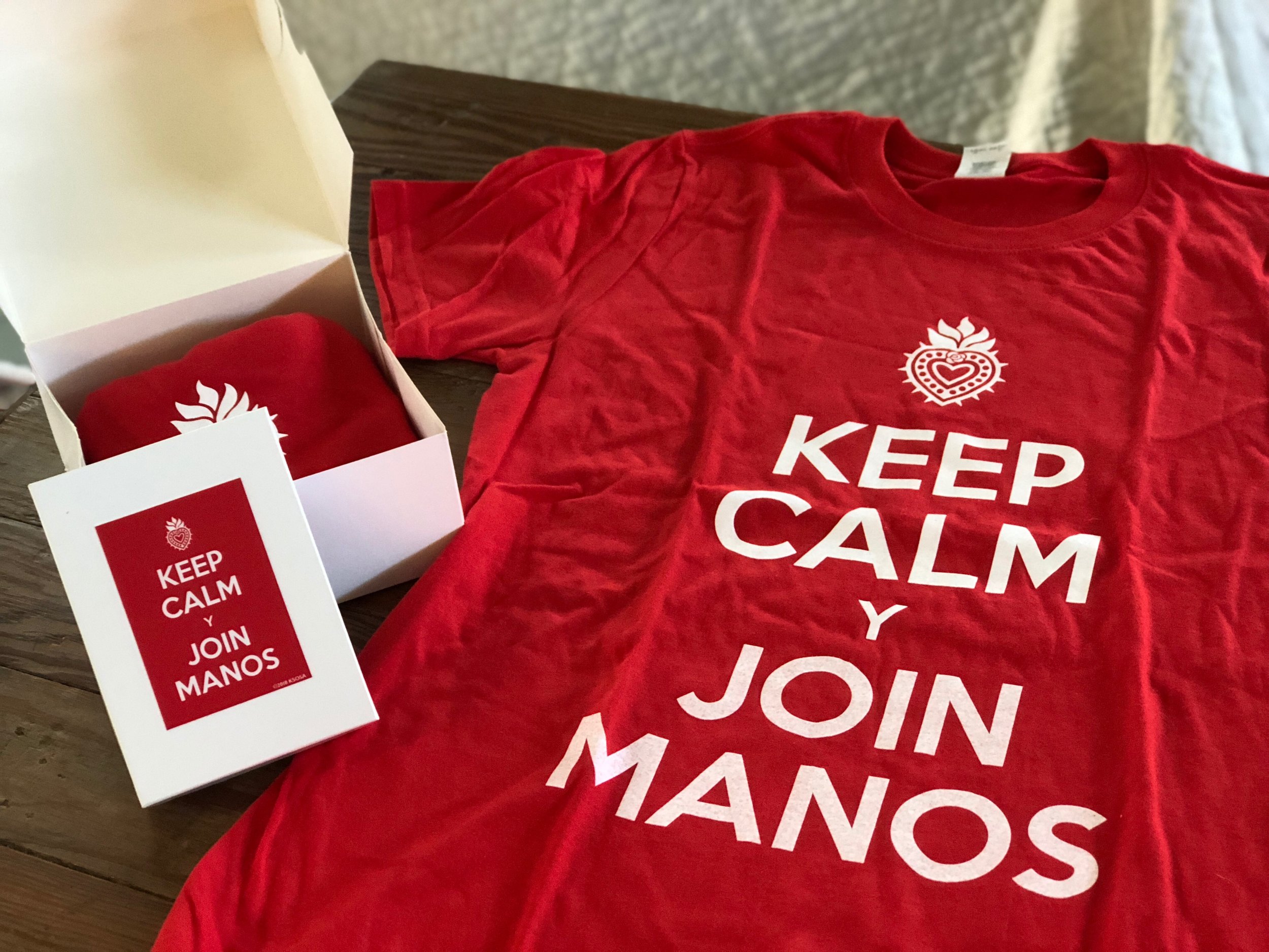 "Keep Calm y Join Manos"