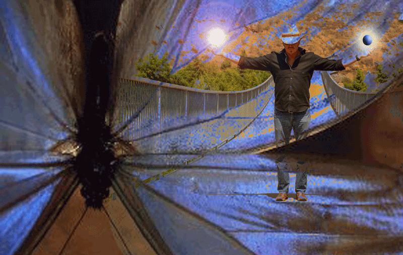 Butterflies and gardeners in the dance of life and death. How perception is built with angles.