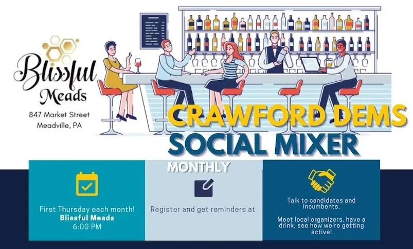 Crawford Dems Social Mixer at Blissful Meads