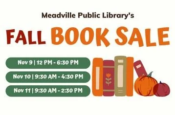 Fall Book Sale - Meadville Public Library
