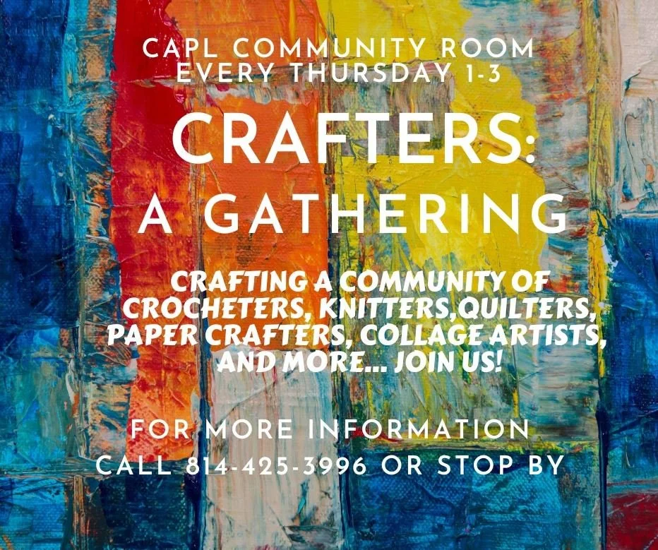 Crafters A Gathering - Cochranton Area Public Library