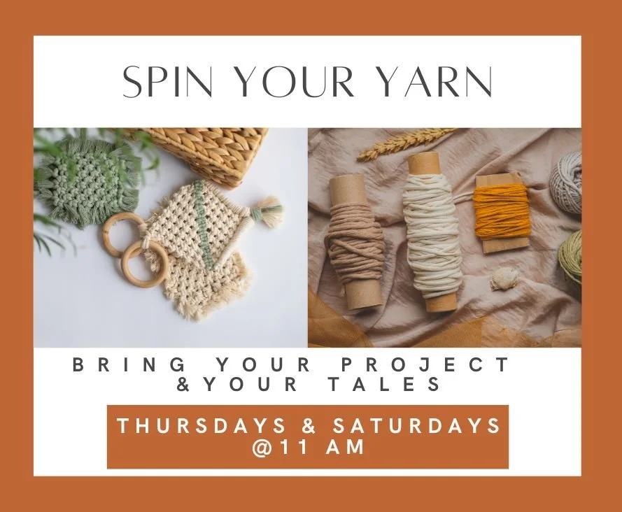 Spin Your Yarn - Margaret Shontz Memorial Library