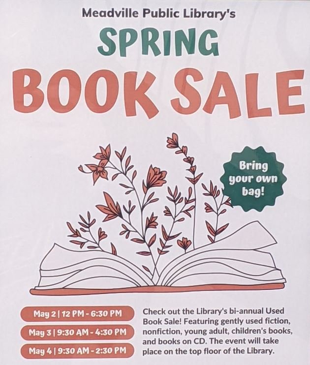 Spring Book Sale - Meadville Public Library