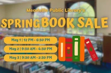 Spring Book Sale - Meadville Public Library
