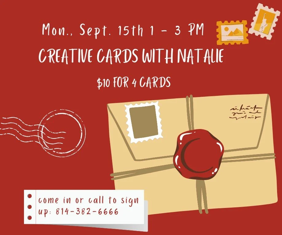 Cards with Natalie - Margaret Shontz Memorial Library