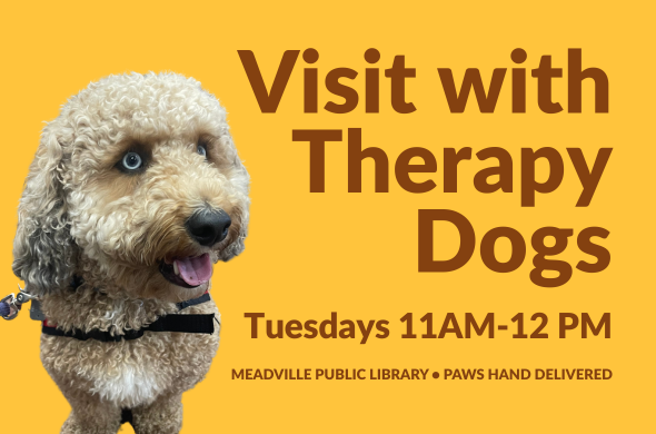 Visit with Therapy Dogs - Meadville Public Library