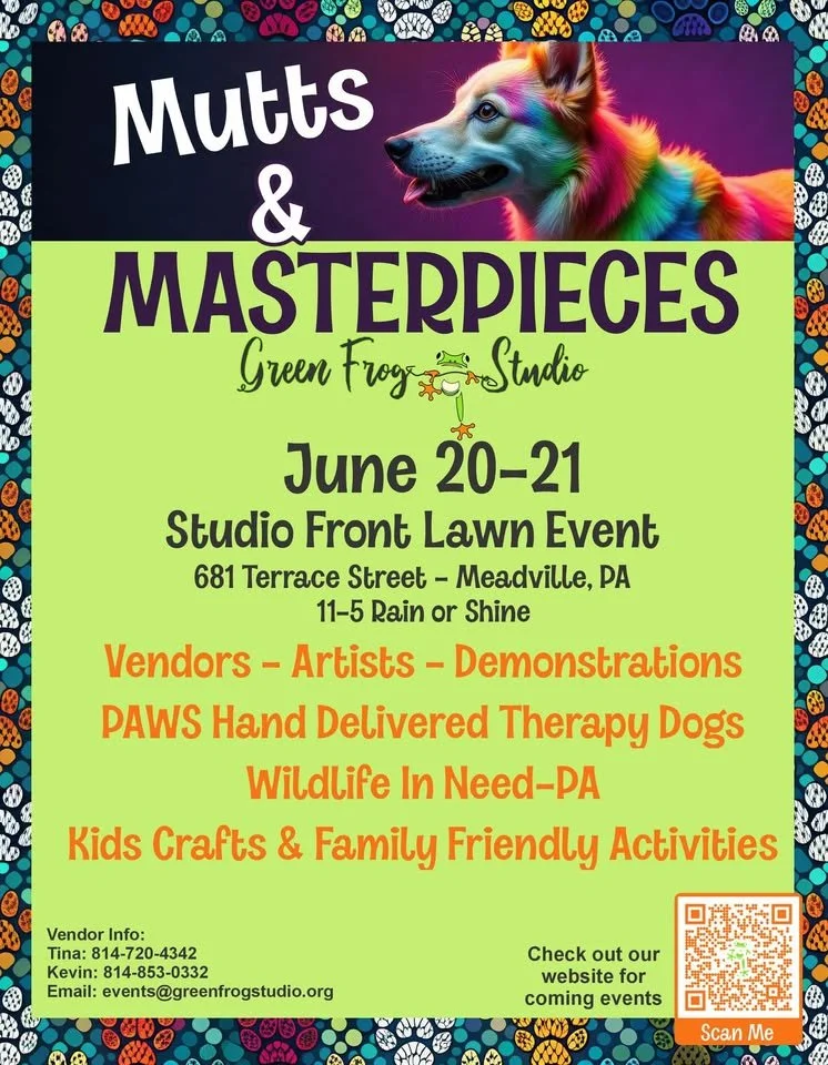 Mutts &amp; Masterpieces - Green Frog Studio
