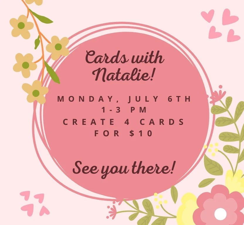 Cards with Natalie - Margaret Shontz Memorial Library