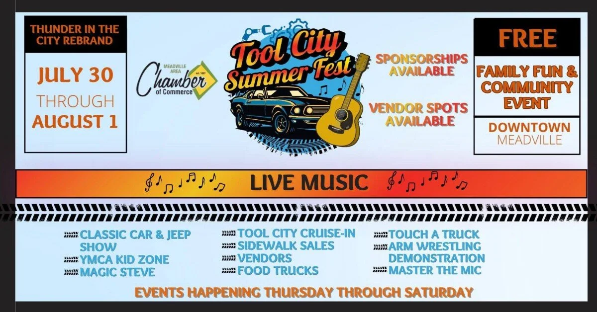 Tool City Summer Fest - Meadville Chamber of Commerce