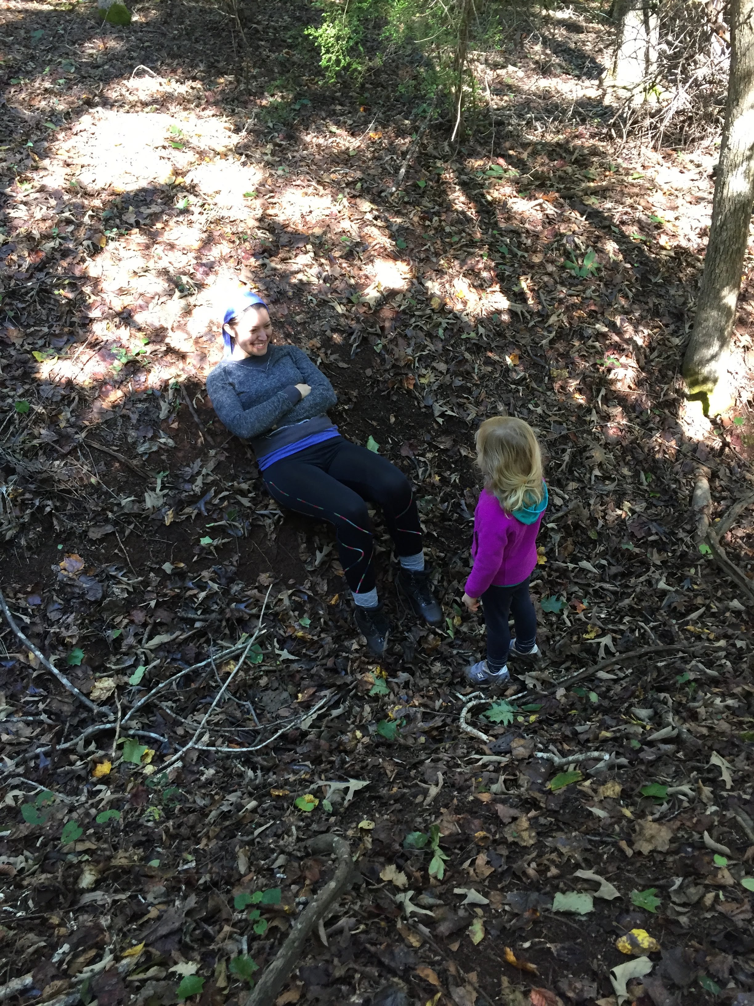 Jess accepted Mabry’s invitation to be her baby; here she was taking a nap!