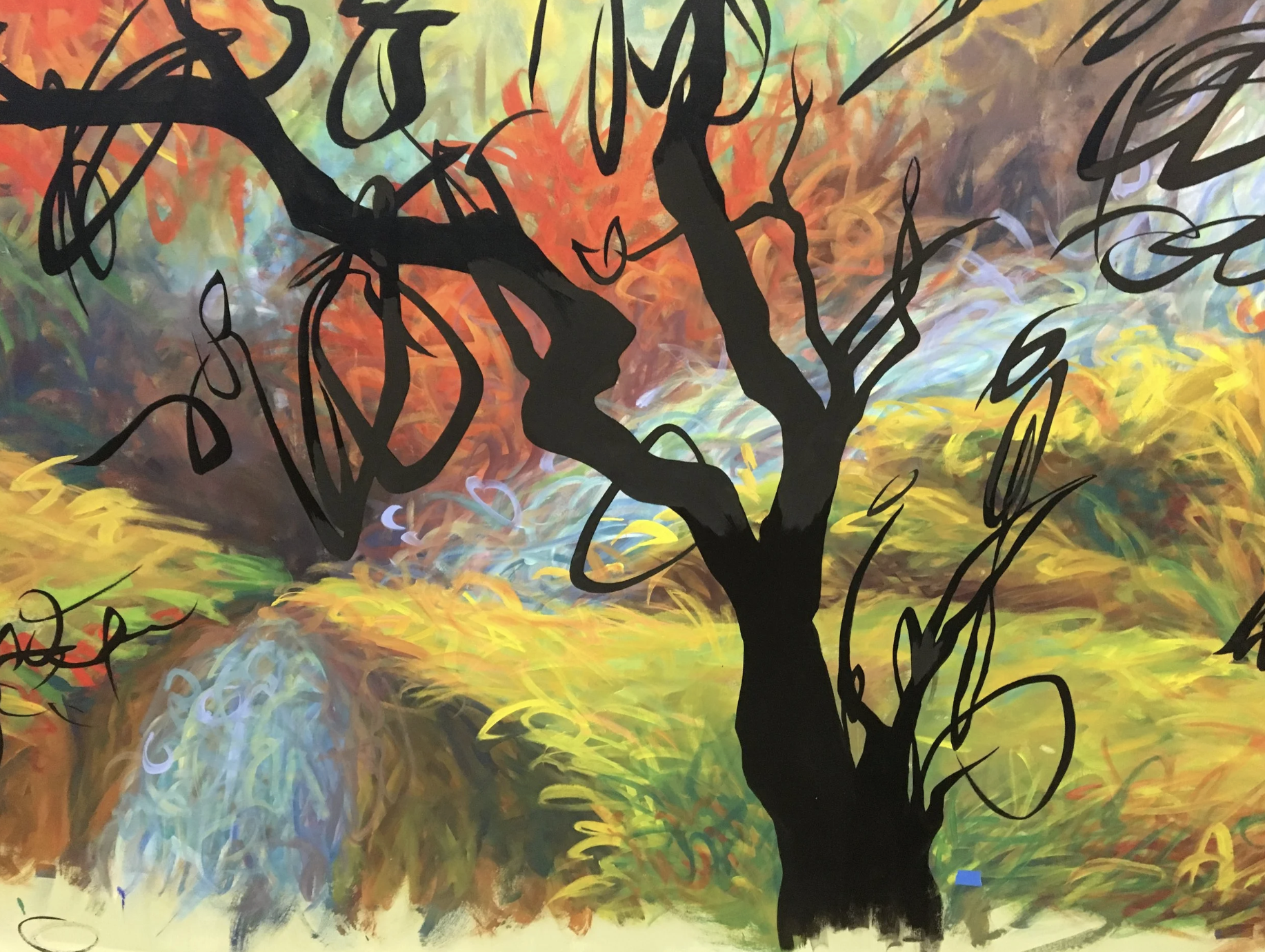 PF Chang's Mural - US Airport