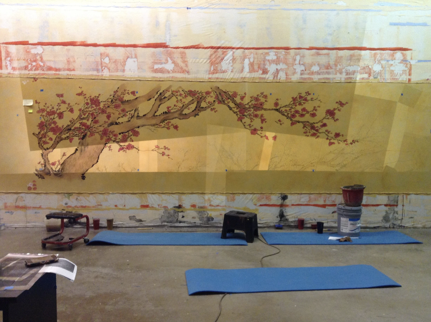 PF Chang's Mural - Boqota, Columbia and Antea, Mexico