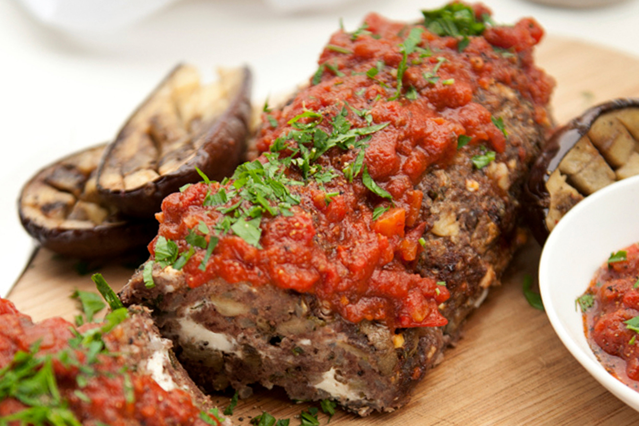 EGGPLANT & FETA MEATLOAF