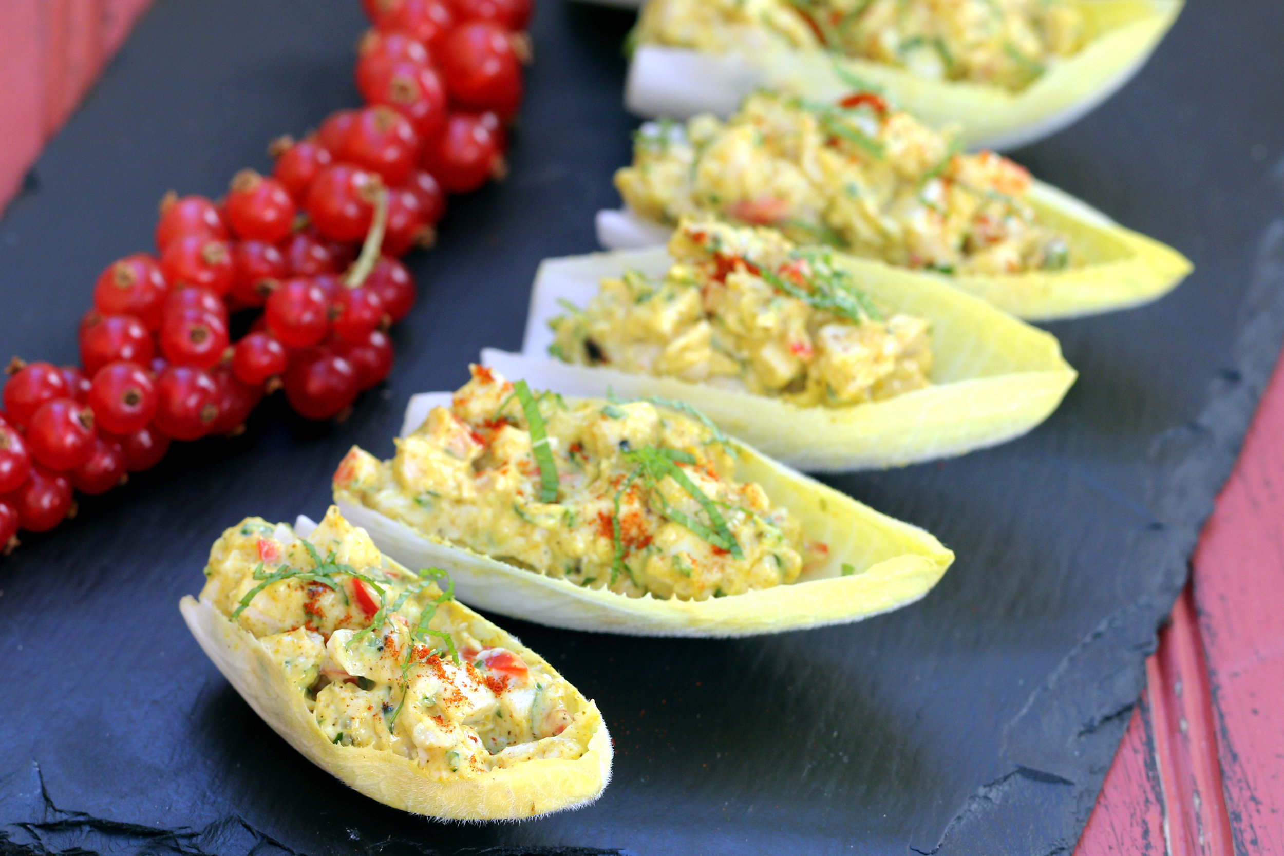 LOW CARB KETO CURRIED CHICKEN SALAD IN ENDIVE CANAPE APPETIZER RECIPE.jpg