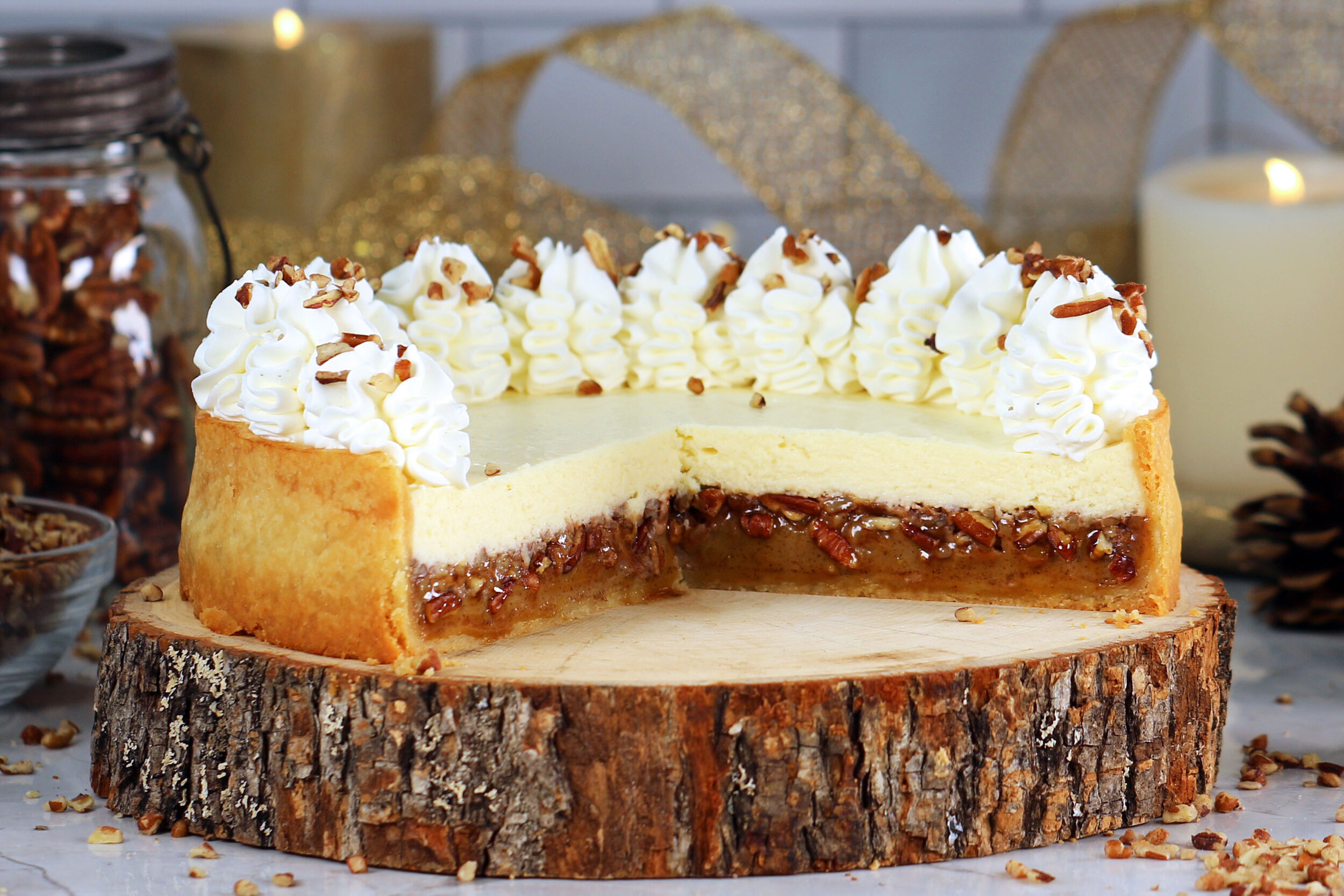 PECAN PIE &amp; CHEESECAKE COMBO