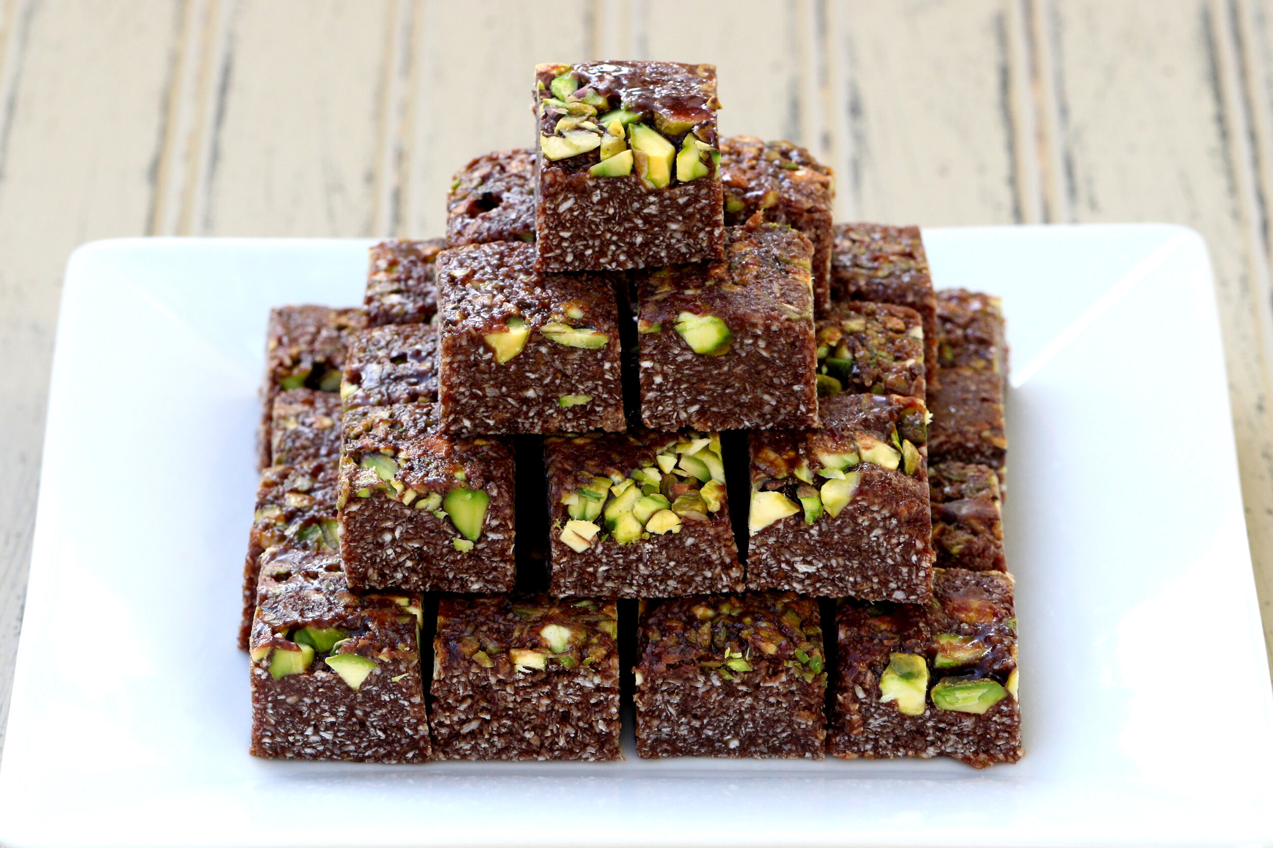 BEST LOW CARB KETO  CHOCOLATE AND PISTACHIO COCONUT SQUARES SWEET TREAT RECIPE.jpg