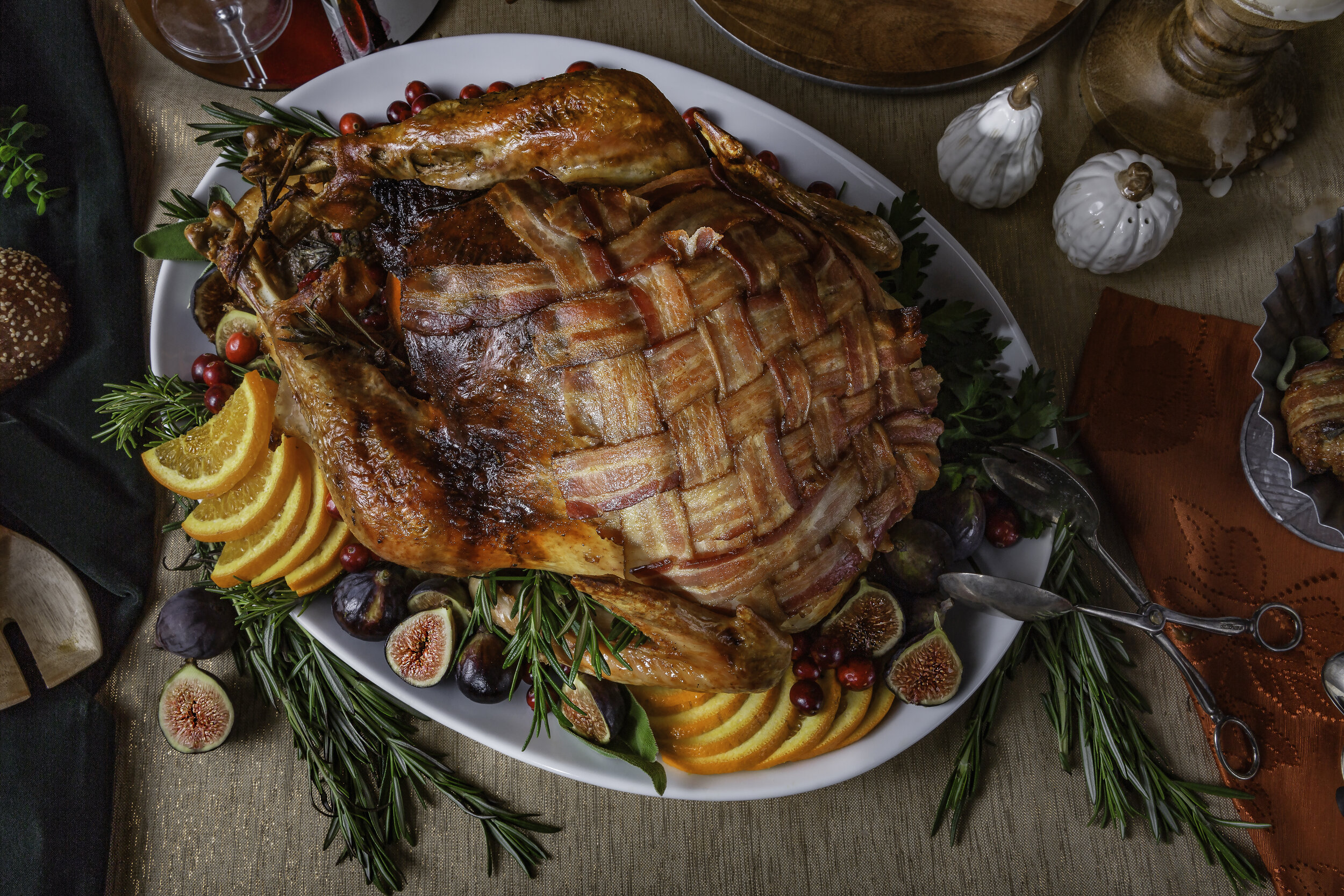 BACON WRAPPED ROAST TURKEY