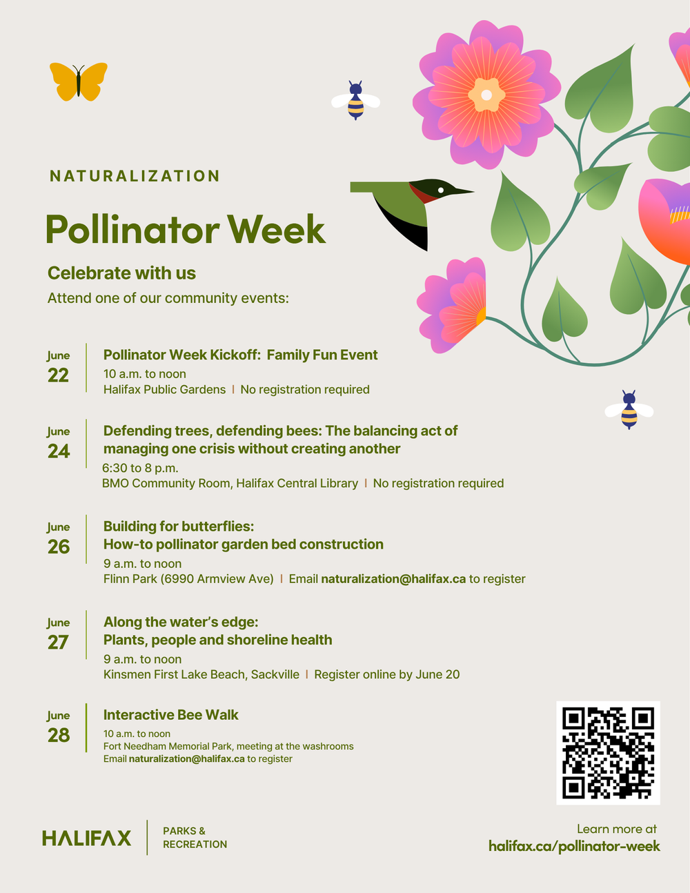 Pollinator Week Email Pollinator Week Kickoff Event β Friends of the Public Gardens