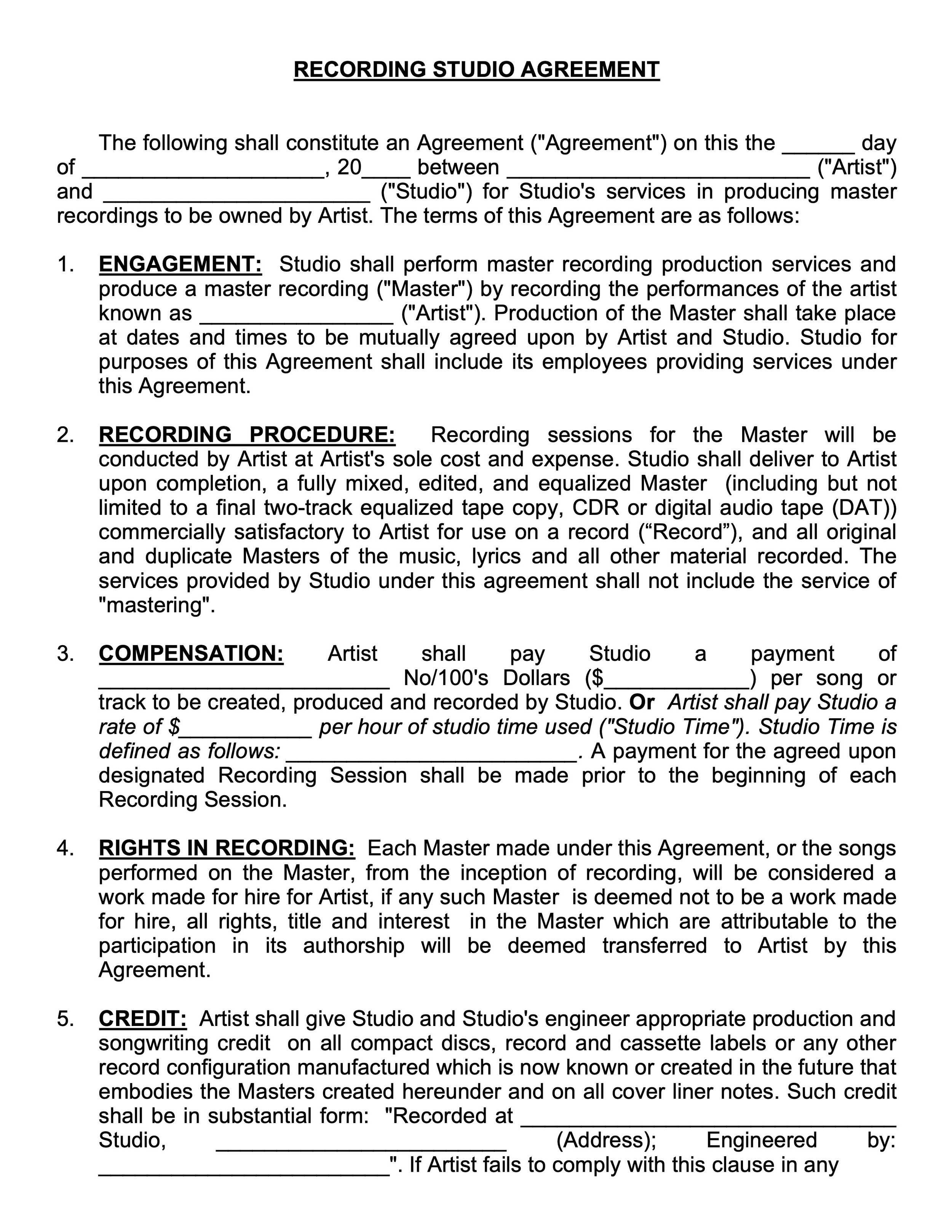 Recording Studio Rental Agmt 1st page.jpg