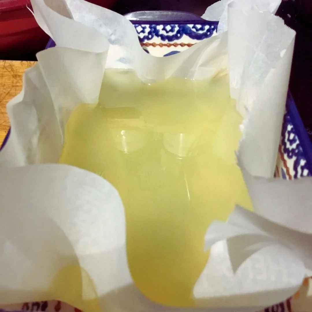 Strained Liquid Lard