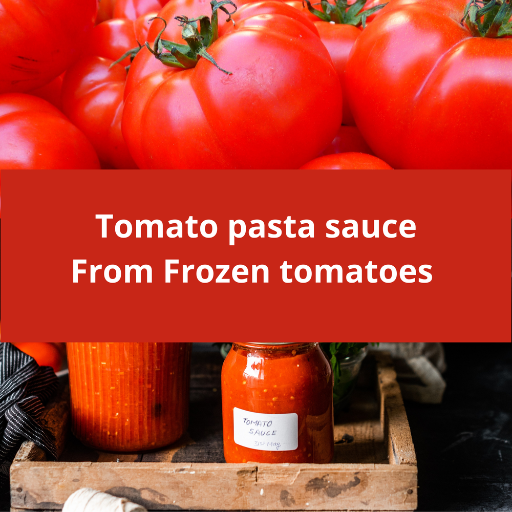 Homemade Tomato Pasta Sauce — Cobblestone Farm Naturally Raised
