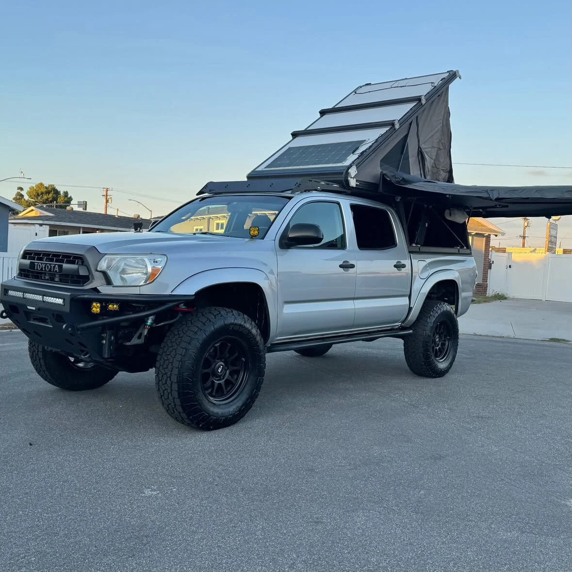 Torrance ca @iamturkey is selling 2012 Tacoma TRD OFFROAD4x4 128k miles clean title $35,500

&bull;  GFC V2 camper with memory foam pads and GFC sheets
&bull;  270&deg; self-standing awning
&bull;  100-watt solar panel wired for EcoFlow
&bull;  Custo