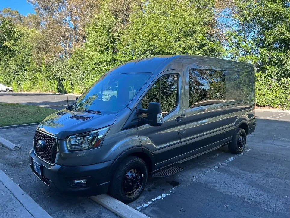 Located in Los Angeles / Henderson, NV. @oscar_soy_yo

2021 Ford Transit T350 AWD Crew Van, Medium Roof, 148&rdquo; wheelbase, 3.5L EcoBoost. Approximately 80,000 miles.

Factory Crew Van configuration &mdash; Ford no longer offers this setup. Origin