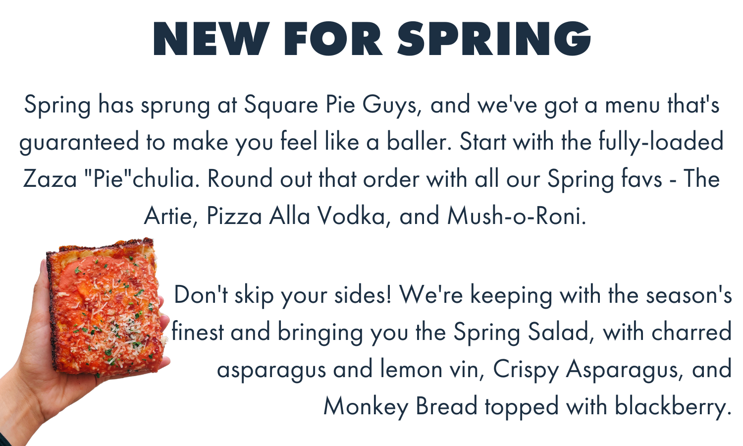Square Pie Guys — Spring 2023