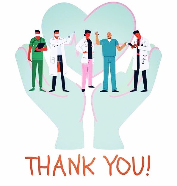 Thank you to all our frontline medical workers-- you are our everyday heroes. ❤️
