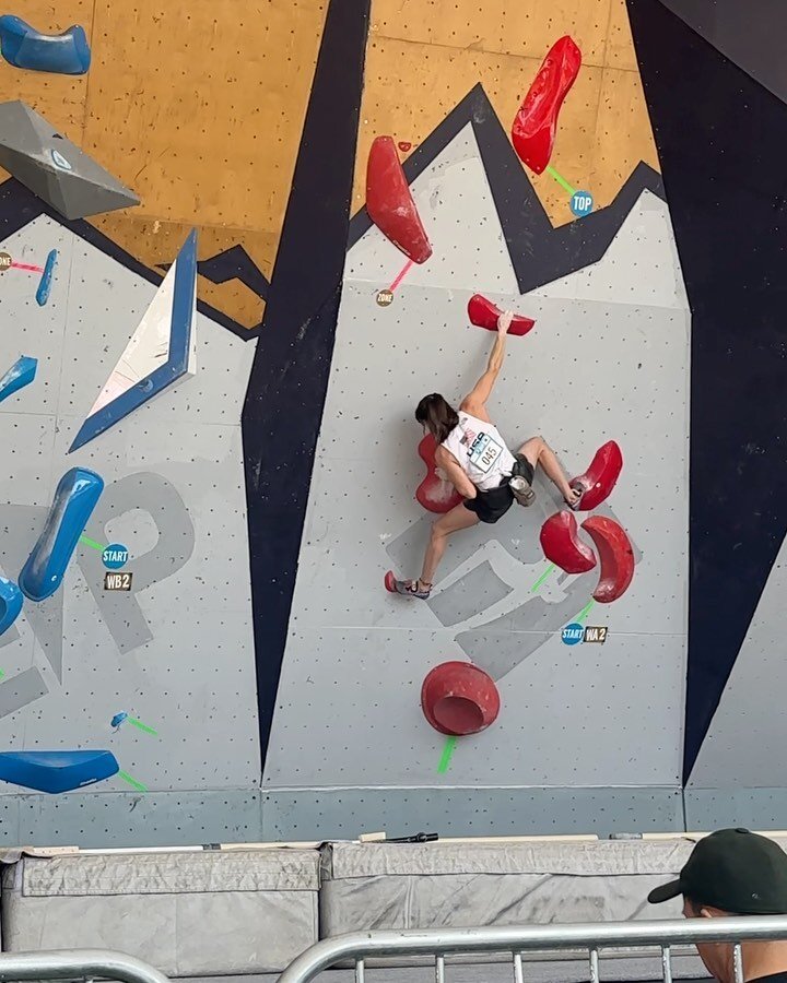 Safely through to semifinals for the first time of the season!! 🤩 Here are all the qualifier boulders for Group A!

Could feel the love and support from the home crowd 🥰 can&rsquo;t wait for more tomorrow!!

@mountainhardwear @ocun.climbing @myclim