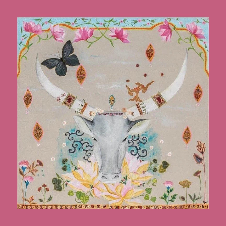 ~ Nandi in the clouds ~ 
WWW.ASIAHARTIST.com