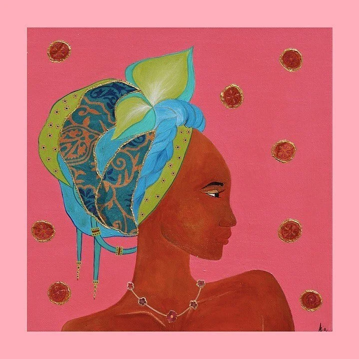 ~ Africa Lady ~ 
Art print 
www.asiahartist.com 
Free worldwide shipping 🌸 
35% discount till stock ends !