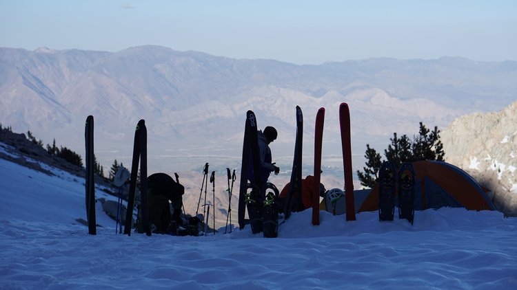 Basecamp at Upper Boy Scout Lake