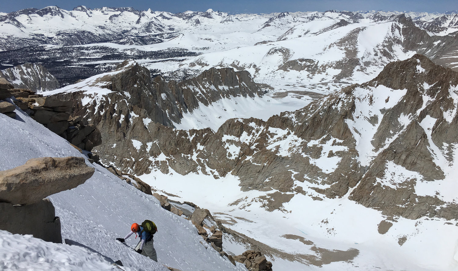 A photo of myself on the summit wall