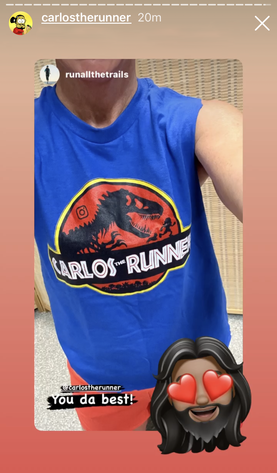 Dino Runfie - Shirt Example