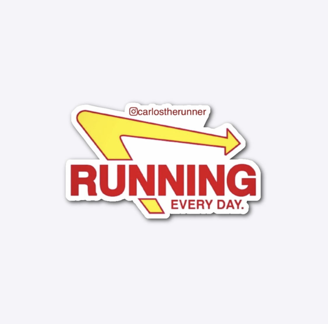 Running Every Day - Sticker