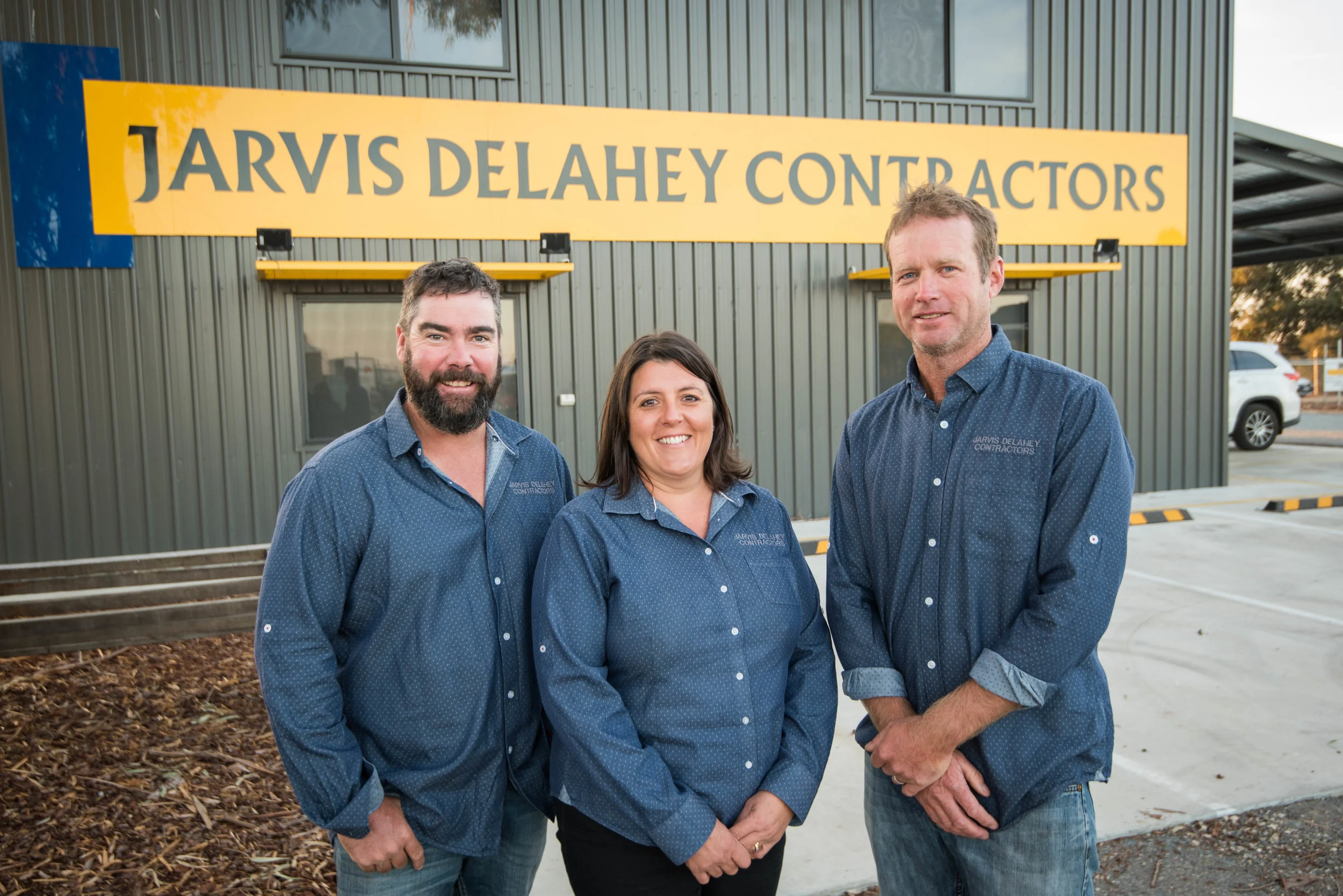 From left: Nathan Delahey Managing Director, Leisa Delahey Office Manager, Richard Jarvis Managing Director
