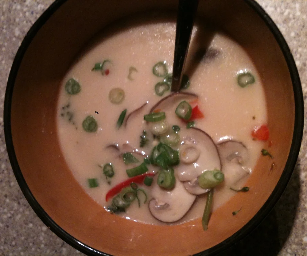 tOM kHA gAI sOUP TASTES AS GOOD AS IT LOOKS!