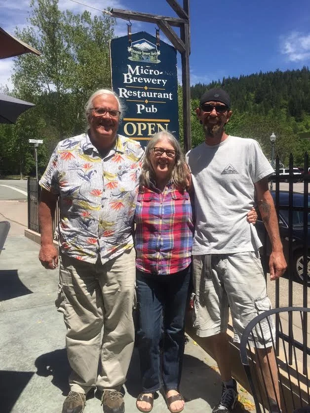 David Clarno, Lauri Sturdivant and Aaron Greener at Dunsmuir Brewery Works,
