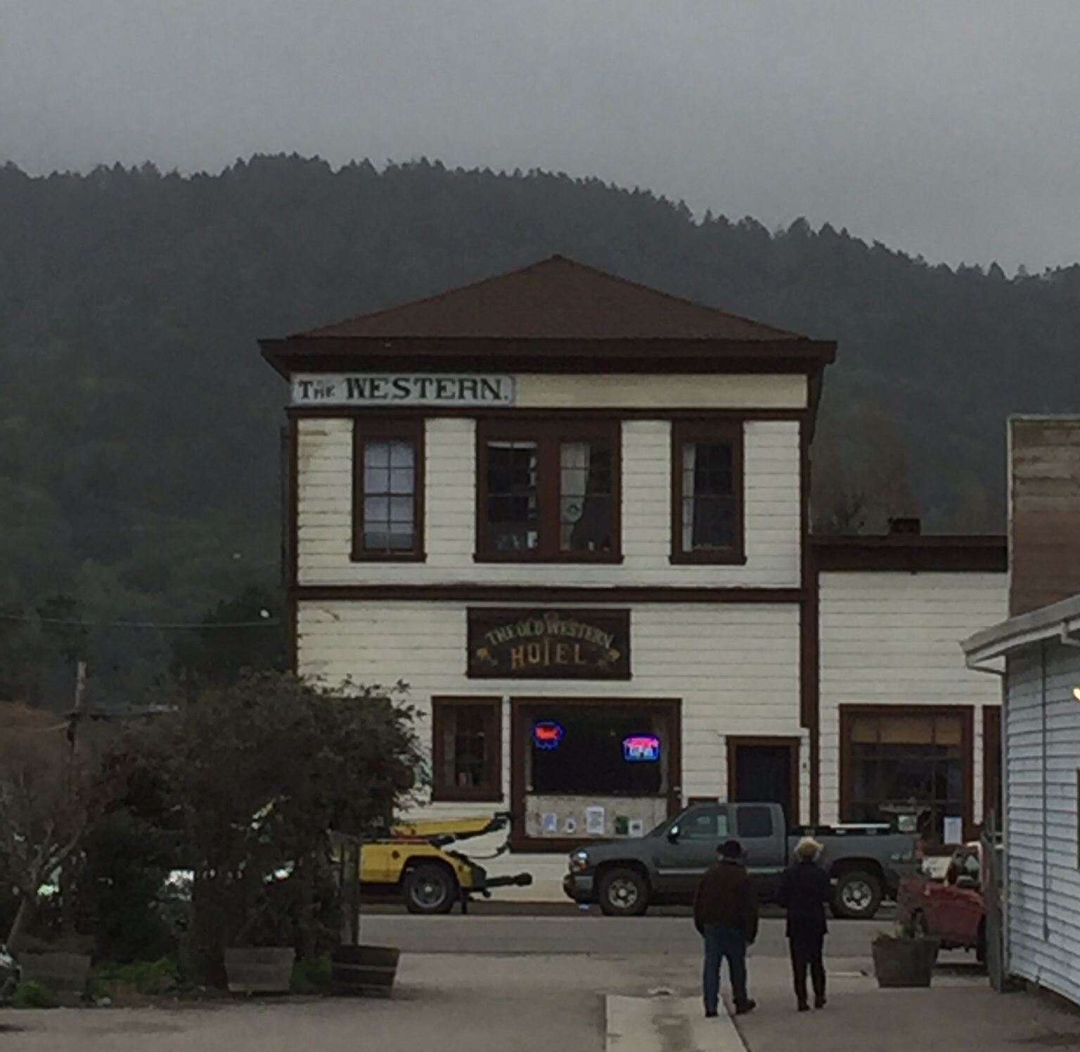 My studio was up stairs of the Old western Saloon in Point Reyes Station