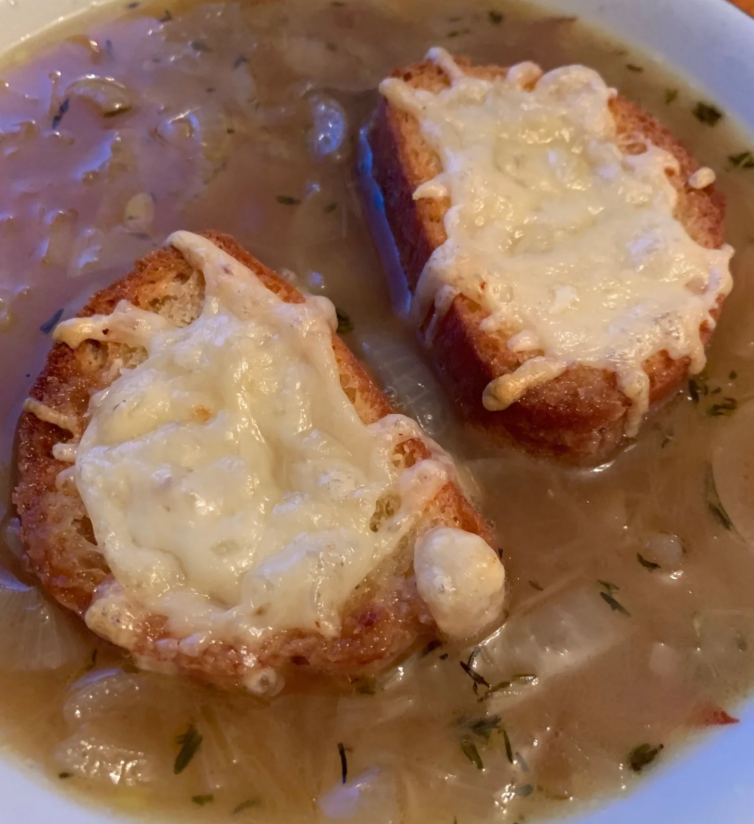 French Onion Soup - rich and full of flavor