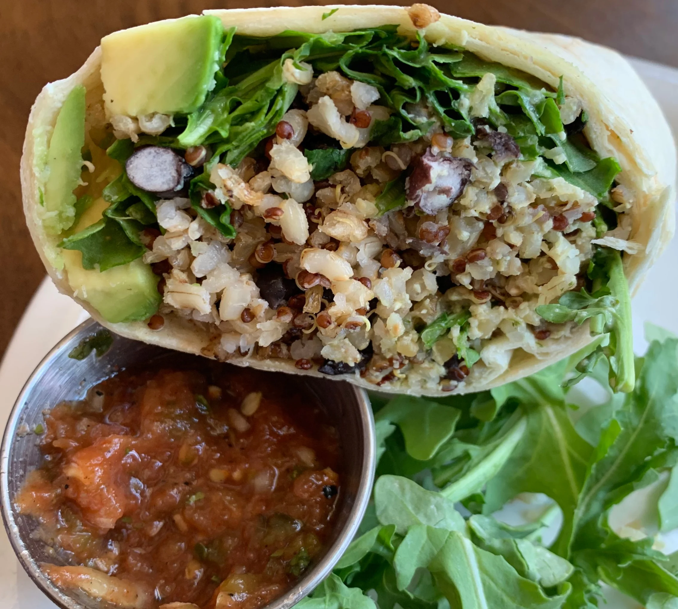 Victory Vegan Burrito - smoky flavors