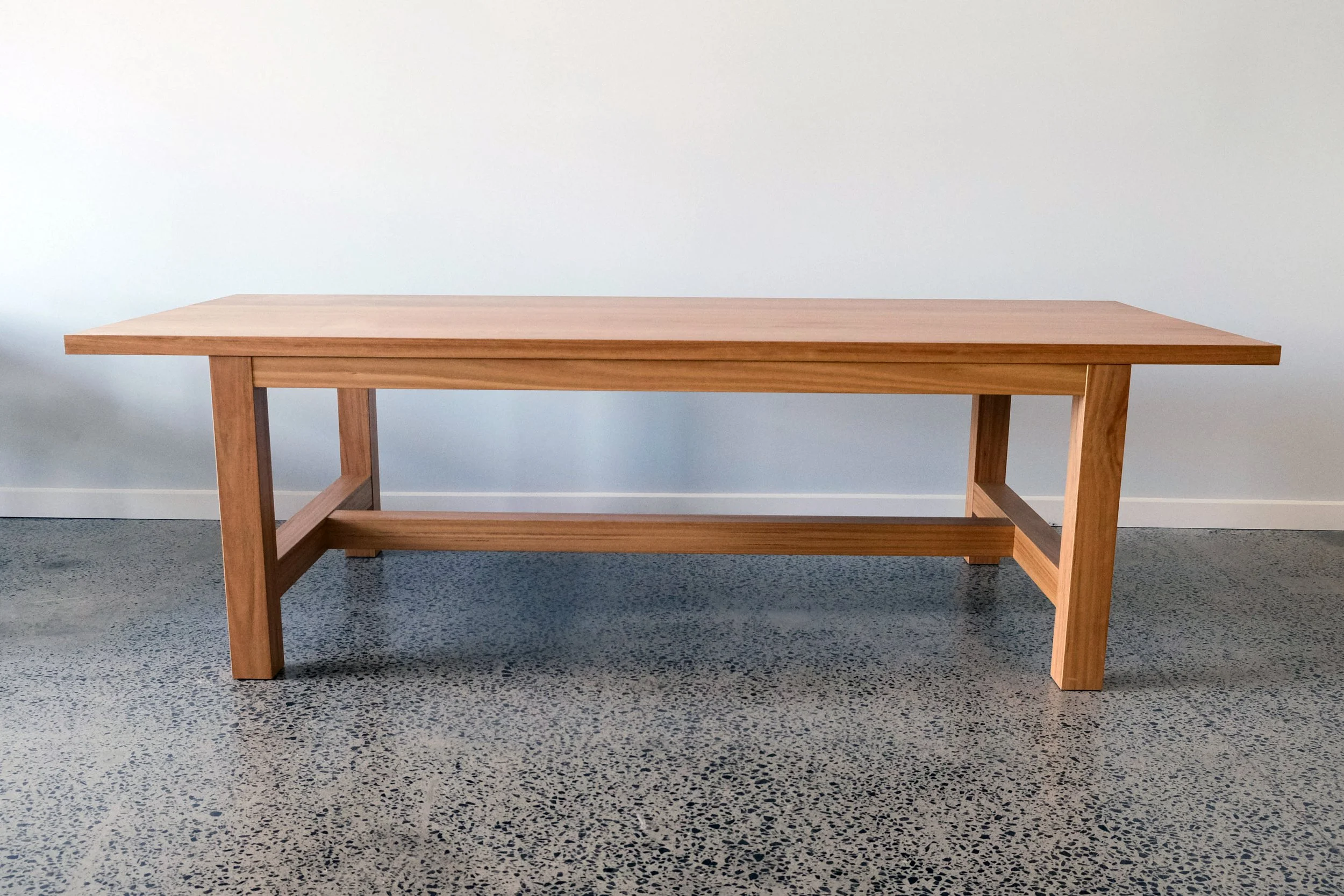 Farmhouse Dining Table in Blackbutt — Retrograde Furniture | Made for