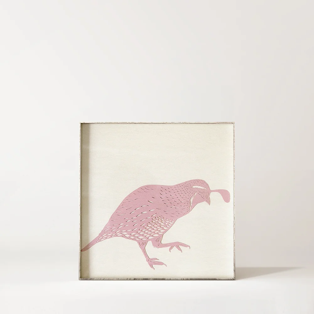 California Quail Papercut