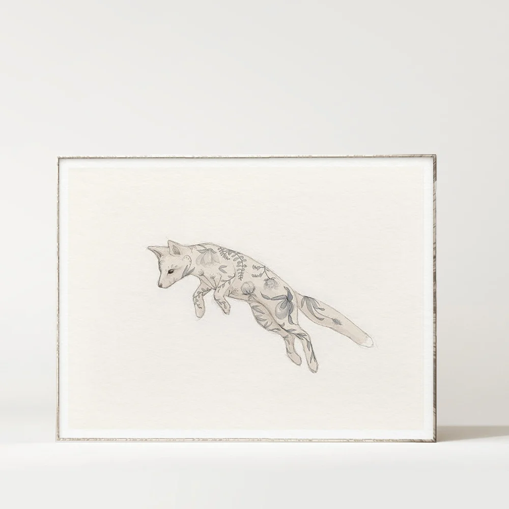 Ræv på spring, "Floral Fauna"