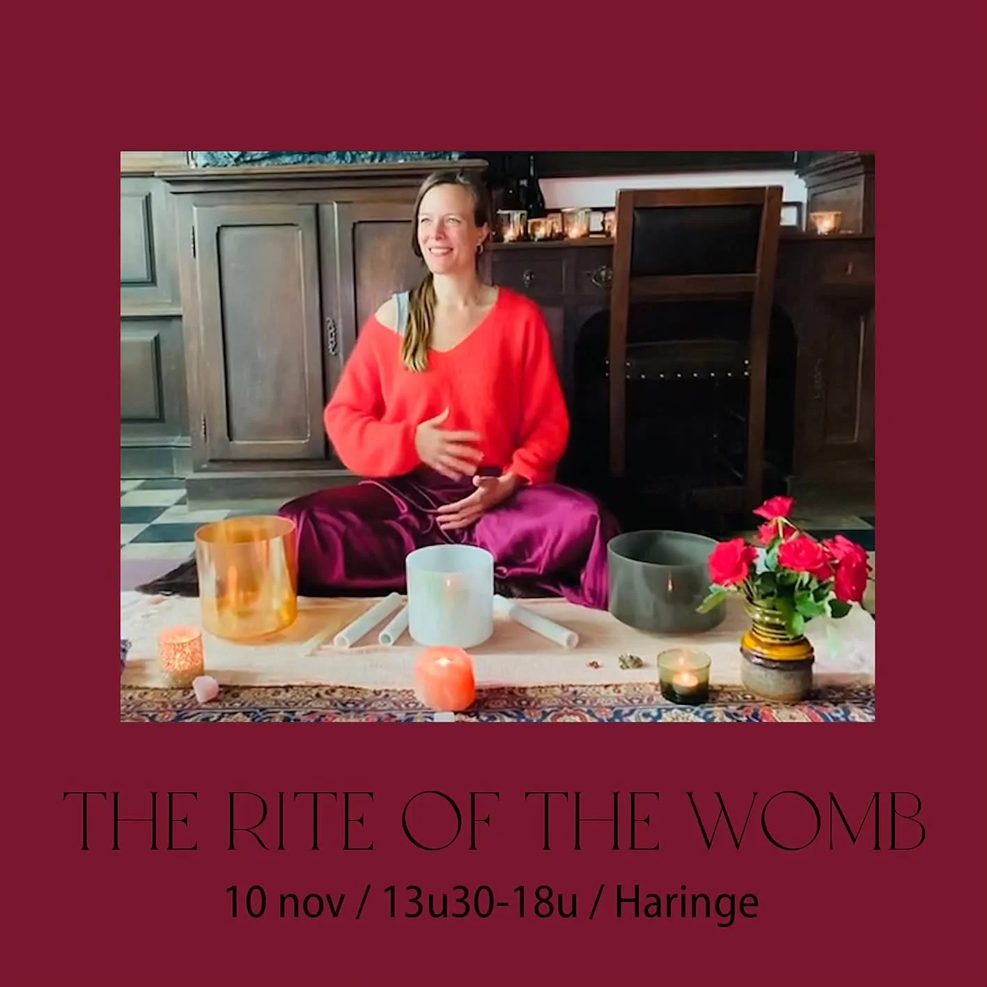 Zondag organiseer ik een namiddag rond bewustwording en heling van de baarmoeder en er zijn nog enkele plaatsjes vrij! 🌹

Er hoeft geen trauma op te zitten om deze namiddag mee te volgen. Zonder er ons bewust van te zijn wordt er pijn en stress in o